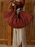 The Striped Pouf Bag